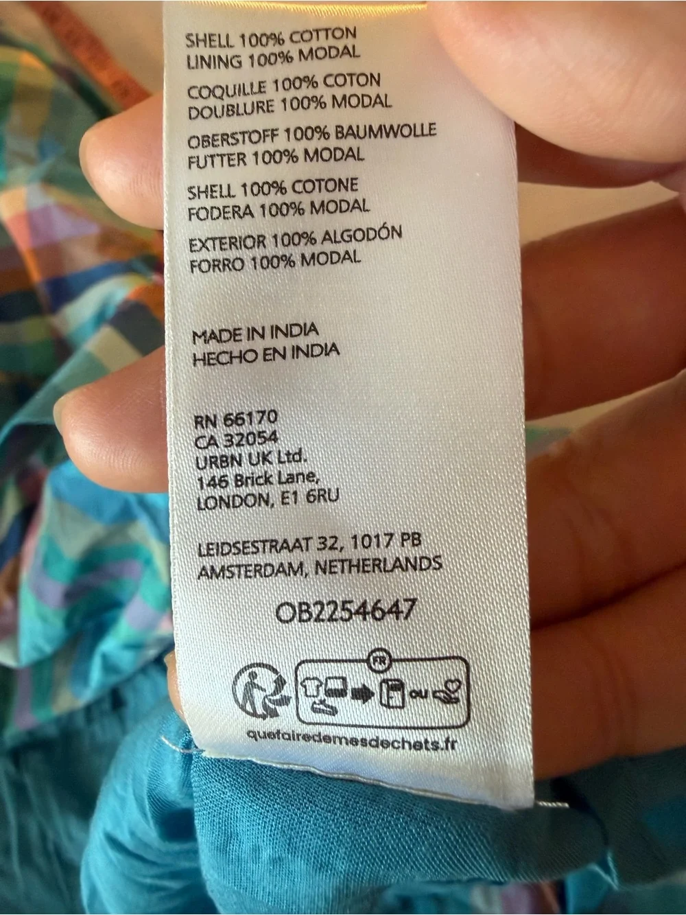 Anthropologie Multicolor Plaid Maxi Dress - Picture 8 of 9